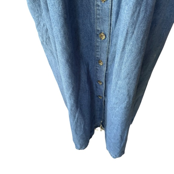 1990s Haik’s Horse Embroidered Denim Dress - Picture 3 of 9